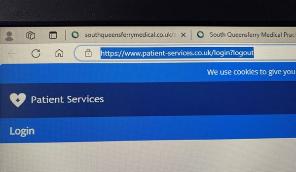 patient services login 