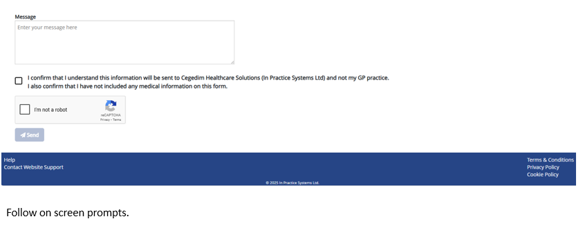 Account recovery page 6
