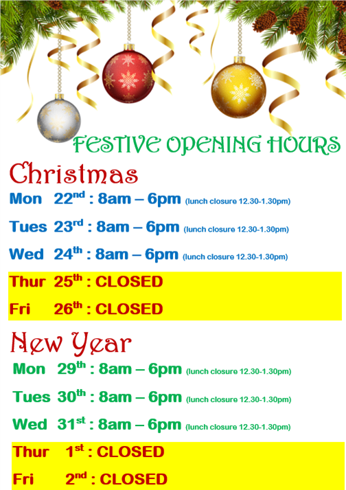 Festive opening