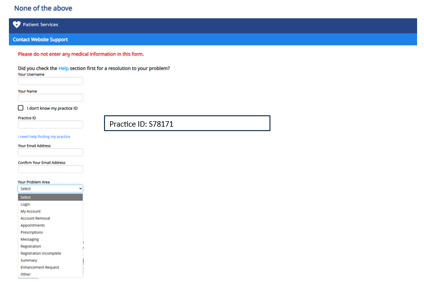 Account recovery page 5